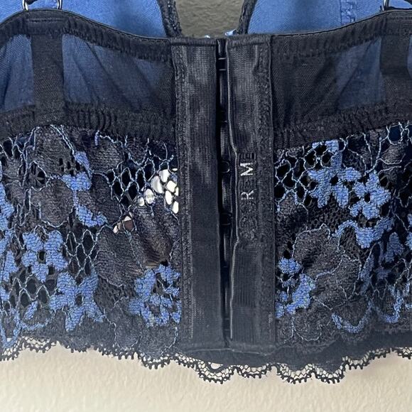 ADORE ME Jetblack Pushup Demi Lace Bra New with Tag Size 36A - Picture 5 of 11